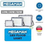 Megaman LED Flood Light Spotlight Super Bright IP65 BK Facade Large Open Space Illumination (10W/30W