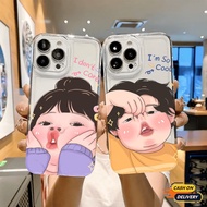 CC002 Softcase Couple Airbag Clear BENING For Oppo Reno 12 12F 11 8 5G 8 Pro Plus 8T 5G 8T 4G 7 4G 7