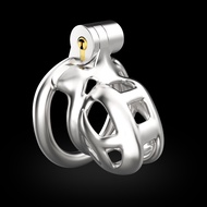 Male Chastity Lock Cobra Stainless Steel CB Chastity Cage Training Male Female Abstinence Use