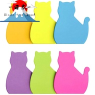 [Direct from Japan]
Cat-shaped sticky notes, colorful ToDo list sticky notes, 6 pieces, 180 sheets o