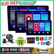 Android Player 7/9/10 Inch (6GB RAM+64GB) + Casing Wireless Android Auto Wireless Quad Core Car Mult