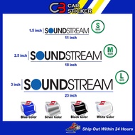 Soundstream Car Sticker / cs644