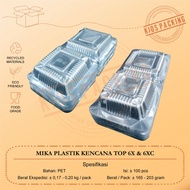 Mika Plastic Kencana Top 6X | 6XC @100pcs | Mika Cake Food Size 6X | 6XC @100pcs