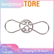 Lanqistore 8Pcs/Set Metal Wire IQ Test Brain Teaser Mind Puzzles Game Adult Children Toy