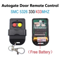 330Mhz 8DIP Auto Gate Remote Control SMC5326 433Mhz  Switch(Battery Included)
