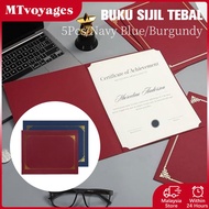 5pcs Certificate Folder Paper Certificate Cover Graduation Season Certificate Cover