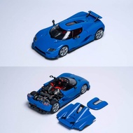 RM 1/64 Koenigsegg CC850 Blue White Alloy Diecast Car Model Toy Birthday Gift