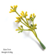 10ชิ้นจำลองพืชสีเขียวเฟิร์นปลอมพืชน้ำหม่อนป่าจำลองติดผนังพืชเทียมเครื่องประดับ Diy ดอกไม้