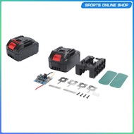 [Beauty] LI Ion Battery Case Box for 21V 10 Core Professional Protection Cover Maintenance Replaceme