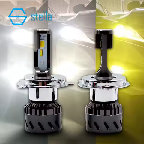 New 3 color changing led headlight bulb/fog light 3000k yellow 4300k 6000k white led headlamp H1 H3 