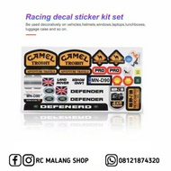 Sponsor Logo Sticker Decals Micro RC Car Adventure MN D90 MN99S MN99 WPL