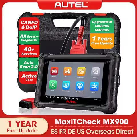 Autel MaxiCheck MX900 Car Diagnostic Tools Automotive scanner, Pre&Post Scan, DoIP CAN FD, WIFI Prin