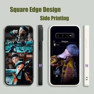 Casing For Samsung A52 A51 A21S A71 M10 M12 A52S A30S A50S BTS Suga Min Yoongi Agust D Daechwita IAD15 Phone Case Square Edge
