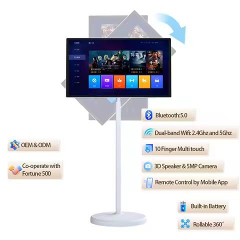 27/32/40/50/55/65/75 Inch Manufacturer Smart TV Television Led TV with Android Wifi Stand By Me LCD 