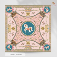 ผ้าพันคอ/ผ้าคลุมไหล่ Kiss Me Doll - Classic ลาย Cupid ขนาด 100x100 cm.