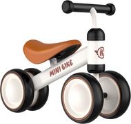 Baby Balance Bike For 1 Year Old Boys Girls Toddler Toys With 4 Wheels For Ages 12-24 Months - Toddl