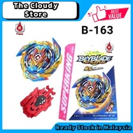 Ready Stock  Beyblade Burst Super King B-163 Booster Brave Valkyrie with Rubber 