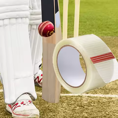 Clear Cricket Bat Protection Tape Safety Anti Crack Water Proof Repair Fiber Tape Roll