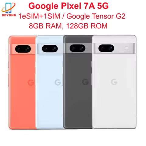 Google Pixel 7A 8GB RAM 128GB ROM 6.1" NFC Octa Core Google Tensor Original Unlocked 5G Cell Phone
