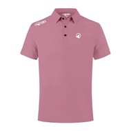 [HONMA] 2025 Golf New Style Men's Short-Sleeved Top Knitwear Outdoor Sports Breathable DX0168 Moistu