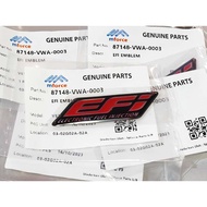 EFI EMBLEM STICKER HANDLE COVER FOR SYM VF3i 185 SPORT RIDER 125i 100% ORIGINAL 87148-VWA-0003