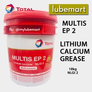 Grease TOTAL MULTIS EP 2 LITHIUM CALCIUM GREASE (18KG) - MULTIPURPOSE GREASE BEARING