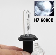 AUTO K ONE ชุดหลอดไฟหน้ารถยนต์ XENON 55W หลอดไฟพร้อมบัลลาสต์ เป็นชุด1คู่ มีขั้ว H7 มีค่าสี 4300K 60