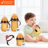 Silicone Baby Milk Bottle – Anti-Colic Wide Neck Feeding Bottle for Newborns & Kids