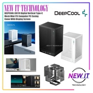 DEEPCOOL CH170 Digital Vertical Type-C Mesh Mini ITX Computer PC Casing Come With Display Screen
