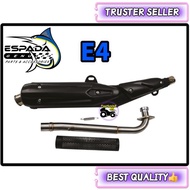 SRL110 SRL115 SRL115FI LAGENDA115 FI 28MM EKZOS MUFFLER EXHAUST ESPADA E4