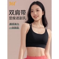 [Membeli-belah Luar Negara] 361 Sports Bra untuk Wanita, Kalis Kejutan, Anti-Kendur, Intensiti Renda
