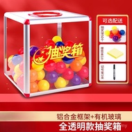 Lottery Cute Small Transparent Blank Fun Event with Creative Opening Ball Acrylic Lucky Lottery Box 