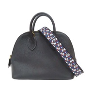 黑色 山羊皮 Bolide 1923 Mini 柏莉包 肩背包 B刻【HERMES 愛馬仕】