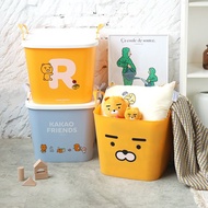 Kakao Friends塑膠收納籃-Ryan萊恩Apeach桃子 收納箱 玩具箱