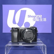 『Trade In優惠』新淨 Sony A6000 w/ 16-50mm Kit 黑色機 連鏡頭套裝 24MP 輕巧機身 旅行一流 新手合用 FE-Mount Not A6400 A6700 ZVE1