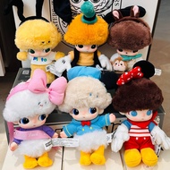 DIMOO WORLD Vinyl Plush Keychain DIMOO TV Show Minnie Donald Duck Plush Pendant Blind Box Disney Ser