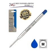 PARKER QUINK FLOW BALLPOINT REFILL, BLUE (M), 1 MM (Parker Refill, Parker Ball Pen Refill, Ball Pen