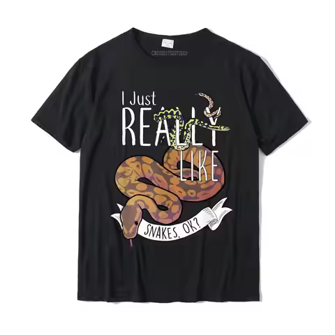 Funny Snakes With Ball Python Hognose Snake Carpet Jungle Tshirts for Men 2023 Cheap Fashionable Cot