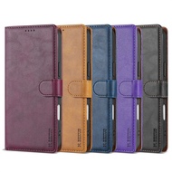 Wallet Card Slot Kickstand Flip Leather Case For Samsung Galaxy Flod 3 4 5 6 F23 F42 M13 M23 M32 M40
