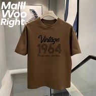 (24 Hours Delivery) HY trendy menswear Korean Style Loose Casual Short-Sleeved T-Shirt Youth Fashion