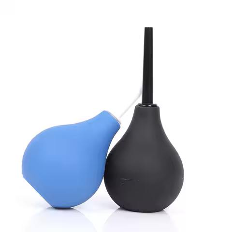 New Cozy Feel Silicone Bulb Enema Anal Clean Liquid Bottle Douches enemator