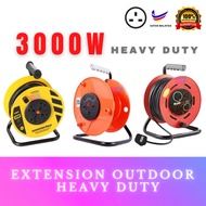 𝗛𝗘𝗔𝗩𝗬 𝗗𝗨𝗧𝗬 Round Extension Box Cable Reel Portable Extension Socket Extension heavy duty extension C
