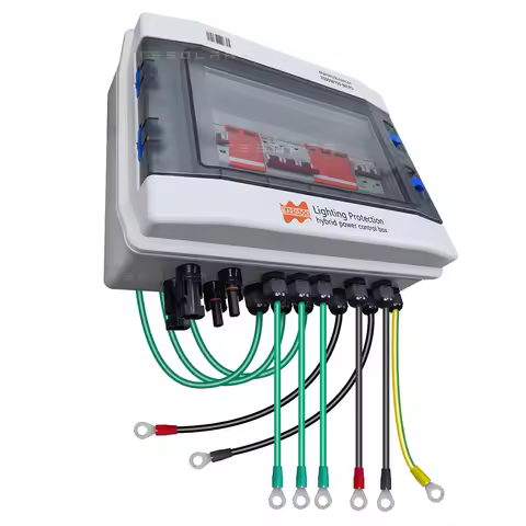 Lighting Protection Wind Solar Hybrid Power Control Box PV Dc Combiner AC Distribution Box With SPD 