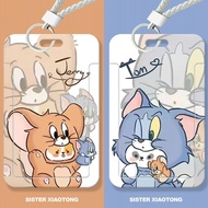 Tom &amp; Jerry Couples Style ID Card Holder Student Card Lovely Mrt Card Business Card Holder Waterproof Card Holder