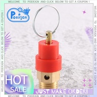 Pressure relief valve 1/4 Zoll PT air compression valve red + gold