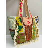 Indian Embroidered Tote Bag