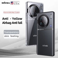 for Vivo X90 Pro Plus Vivo X80 Pro Vivo X Note 5G X70 Pro+ Plus Case Luxury Slim Matte Transparent Hard PC Airbag Protective Cover