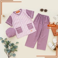 Muslim Fashion [Ceriakid] Boys'koko Set Pants Bonus Peci 0 1 2 3 4 5 6 7 8 9 Years Havana Series Qua