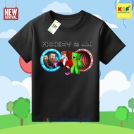 KATUN KSF - MIKEY and JJ Viral Game Kids Cotton T-Shirt (2-16T) Unisex Boys & Girls T-Shirt Tops