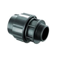 Poly Pipe Fitting 50mm MTA Male Threaded Adaptor HDPE Poly Pipe